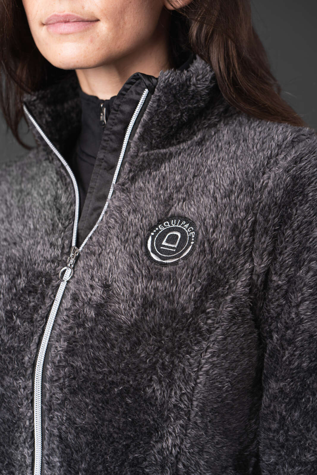 Equipage Vinnie Teddy Zip-Fleecejacke