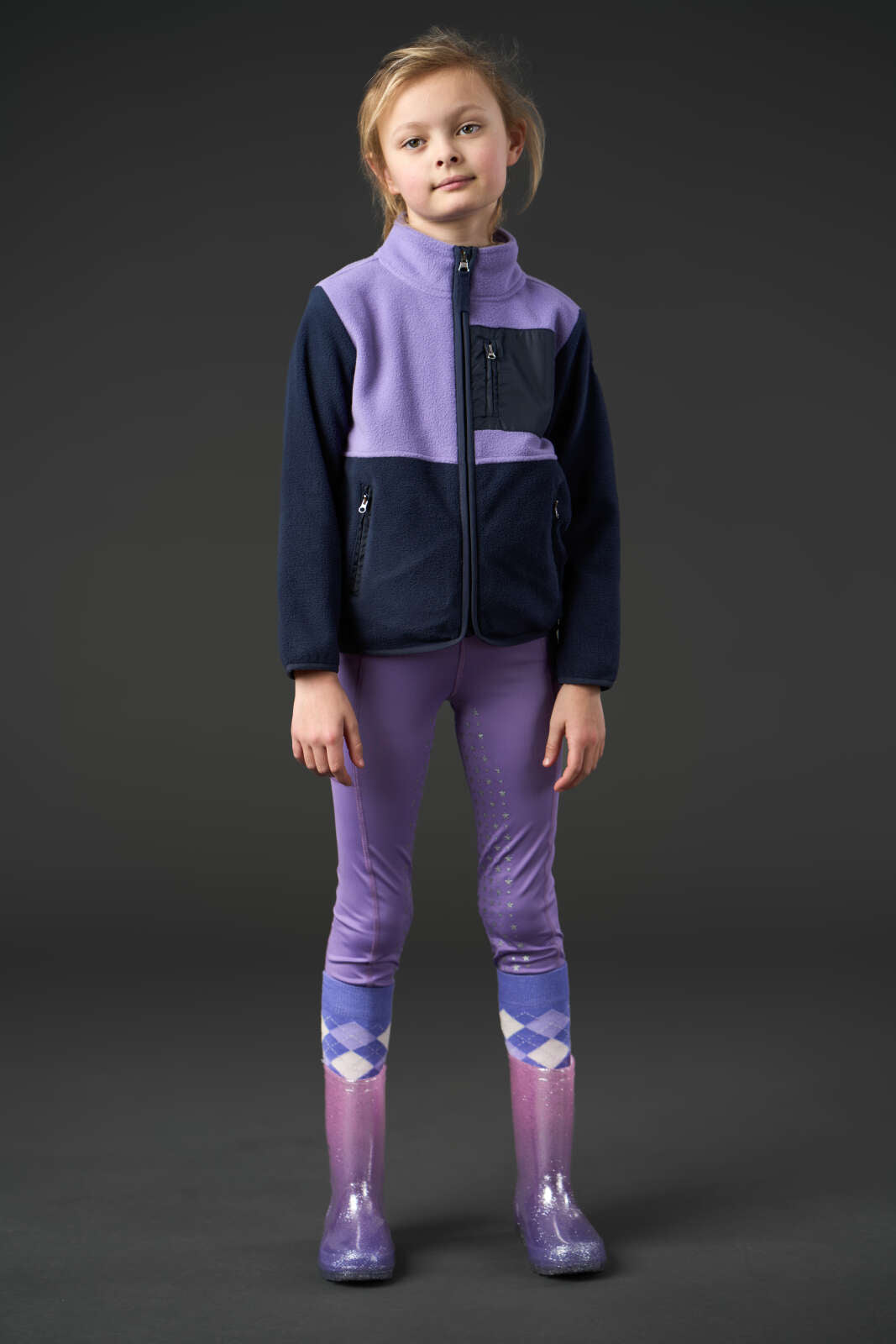 Equipage Allison fleece jacket for kids