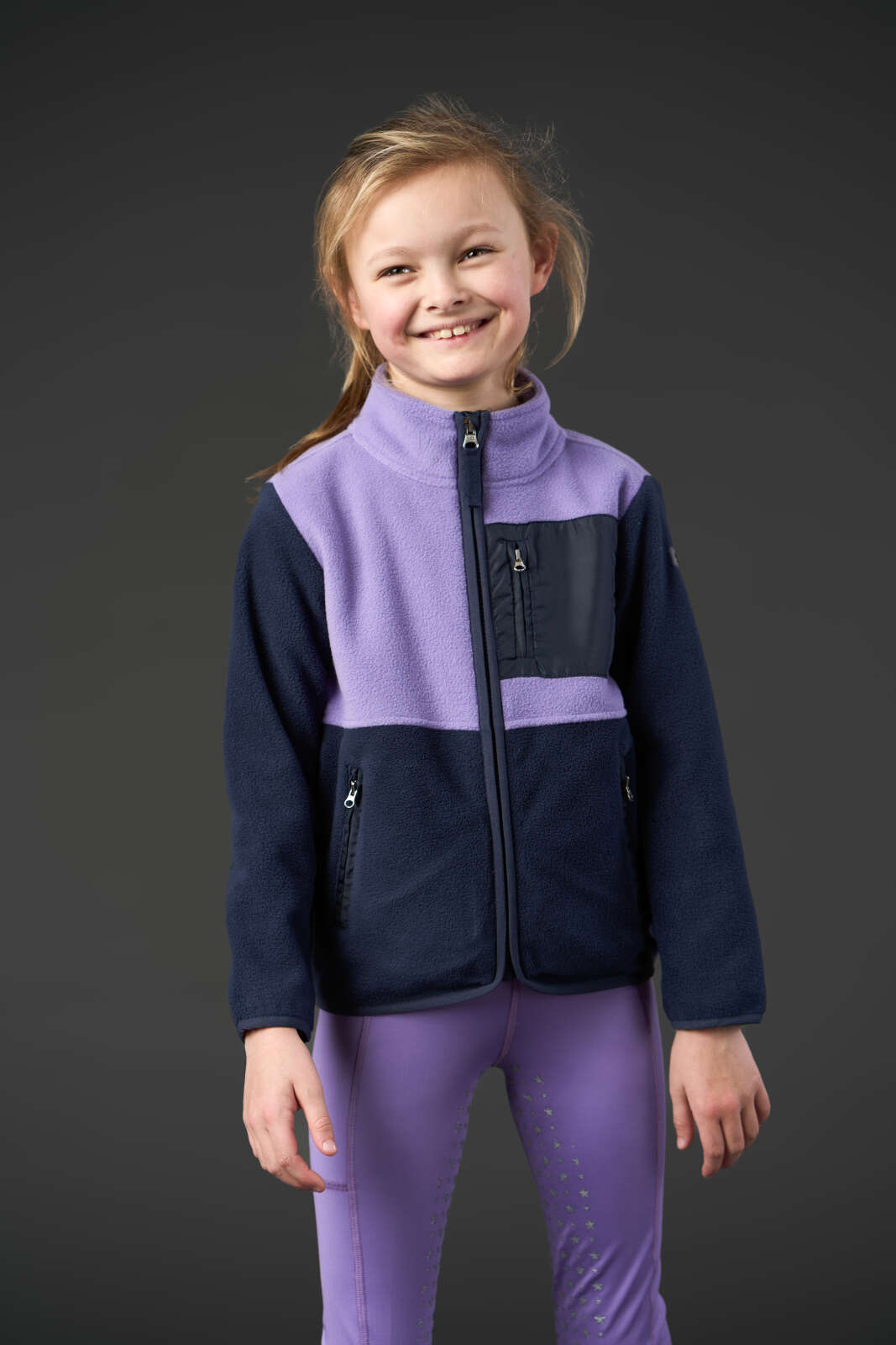 Equipage Allison-fleecejakke til børn