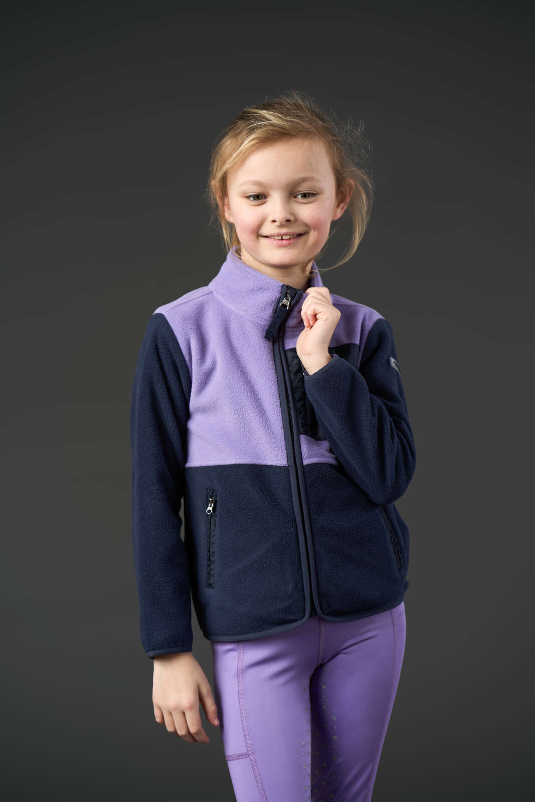 Equipage Allison-fleecejakke til børn
