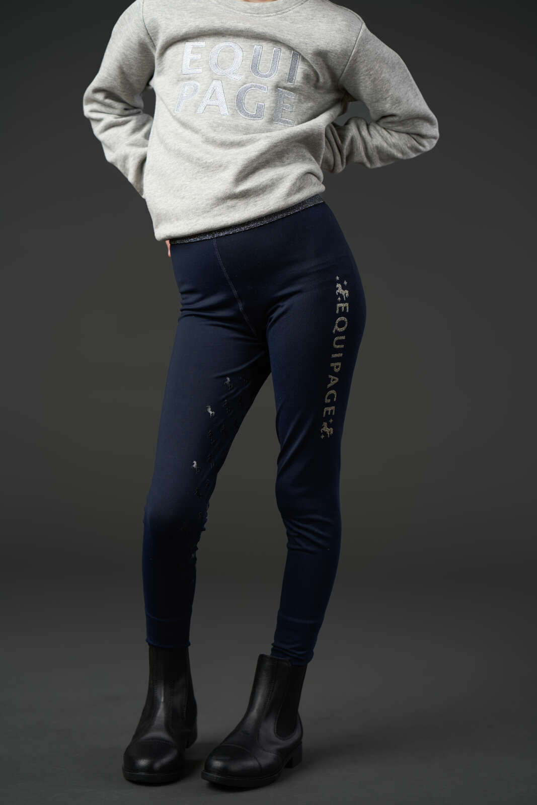 Equipage Maggie Reitleggings mit vollem Griff für Kinder