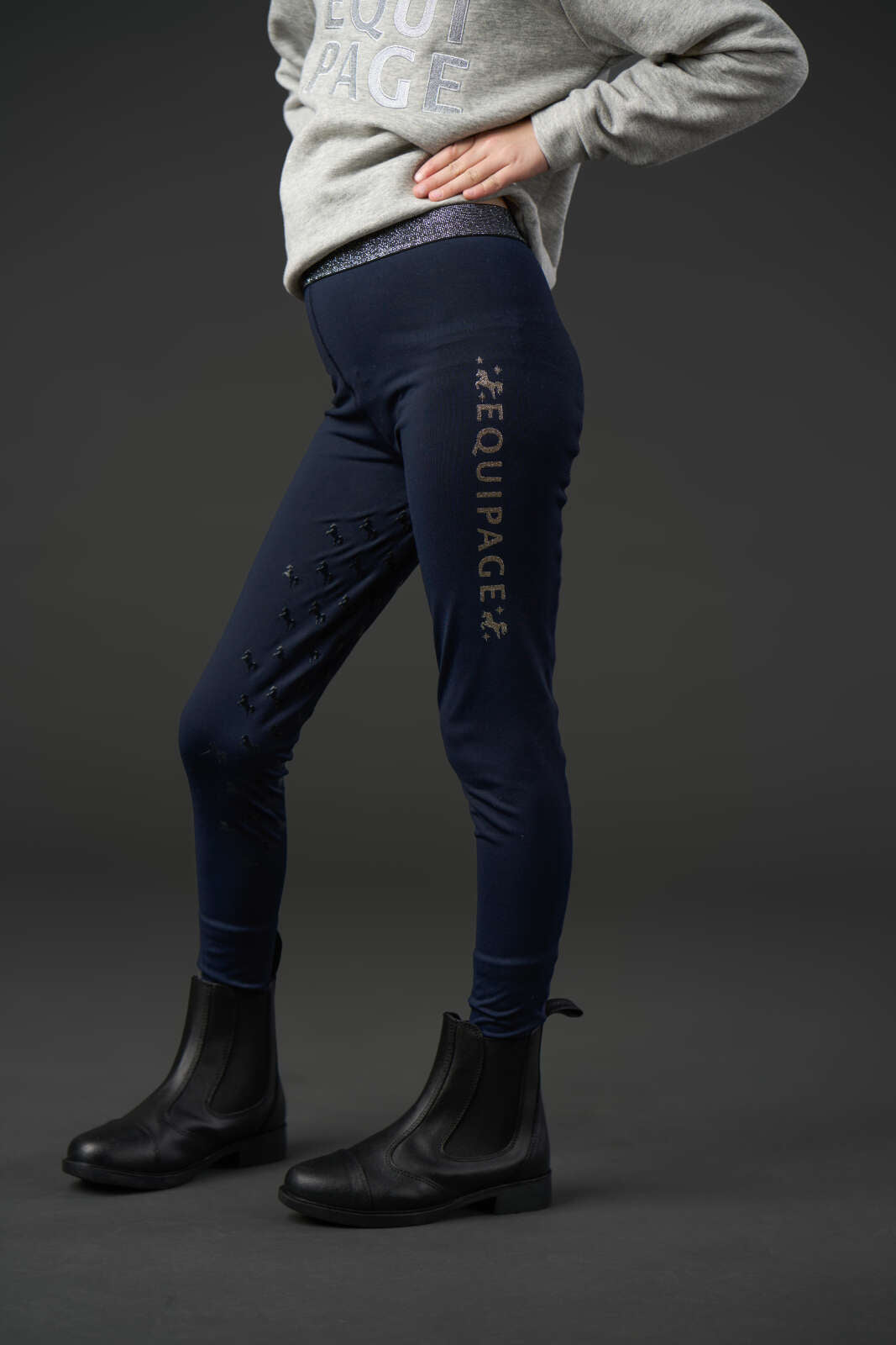 Equipage Maggie Reitleggings mit vollem Griff für Kinder