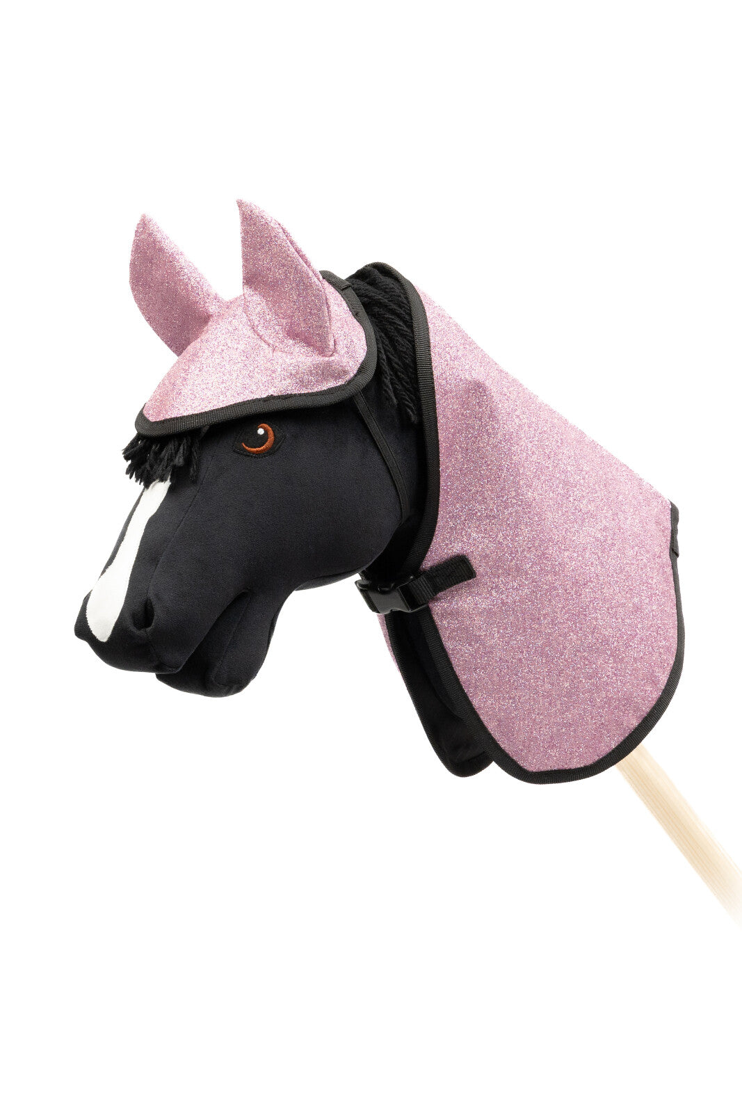 My Hobby Horse Decke & Fliegenhaube, Rosa Glitzer