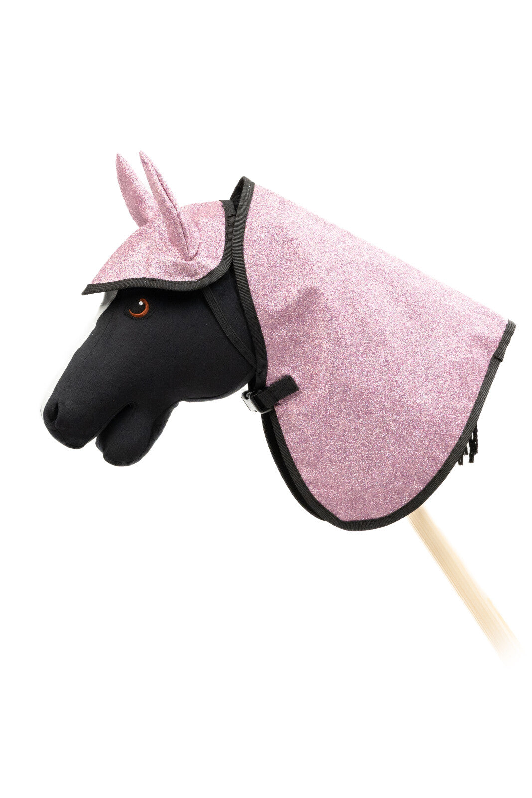 My Hobby Horse Decke & Fliegenhaube, Rosa Glitzer