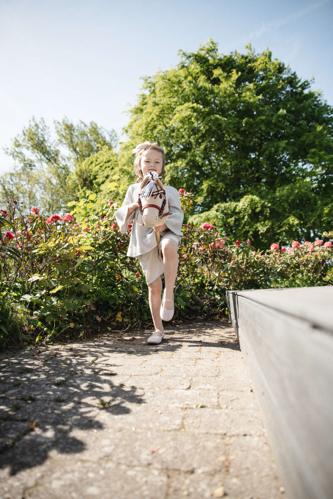 My Hobby Horse träns, röd glitter