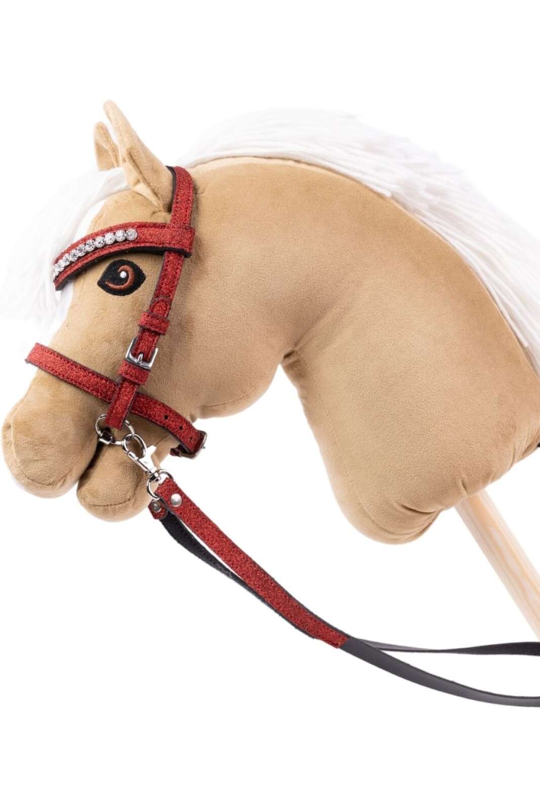 My Hobby Horse träns, röd glitter