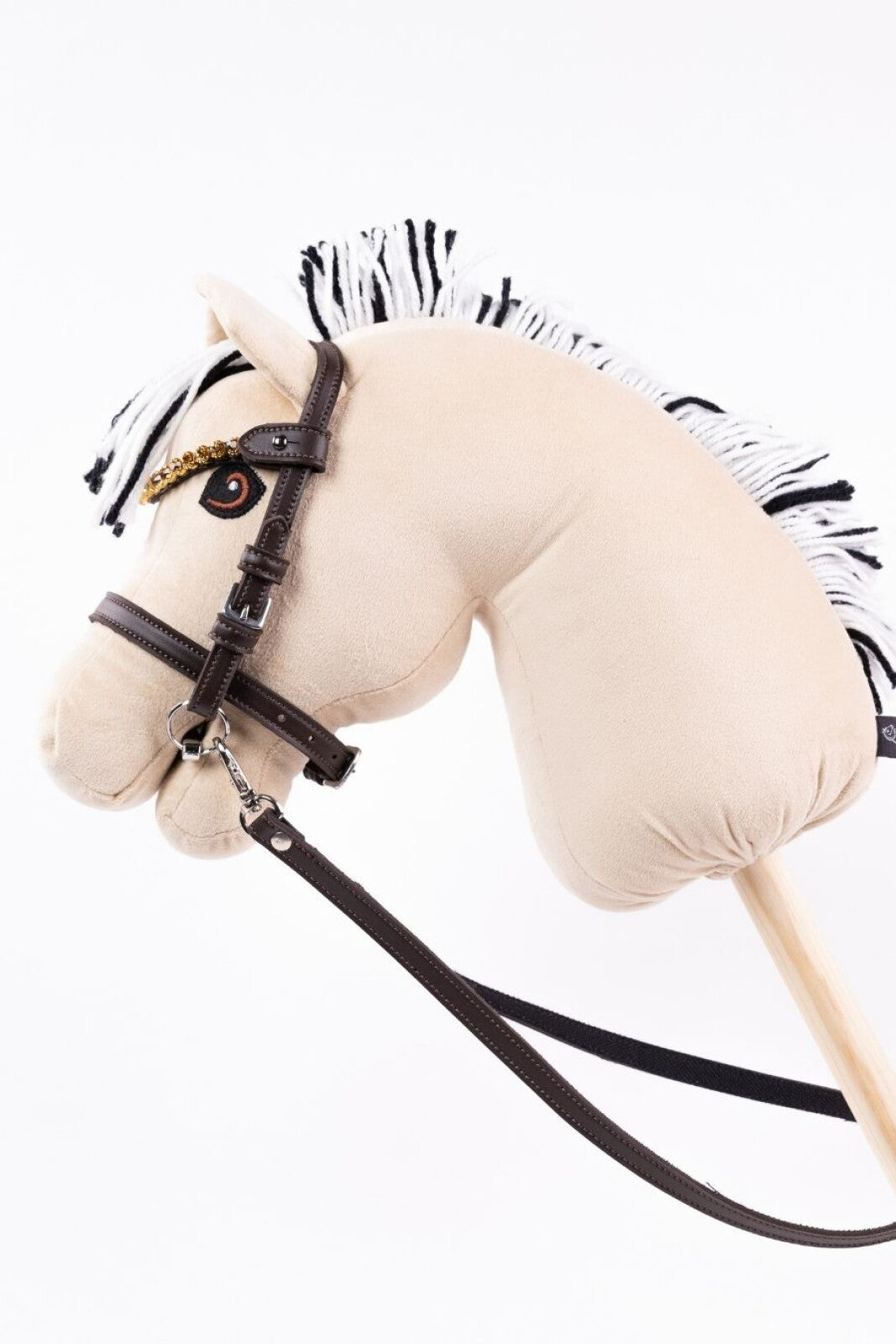 My Hobby Horse Trense brun, med guldsten