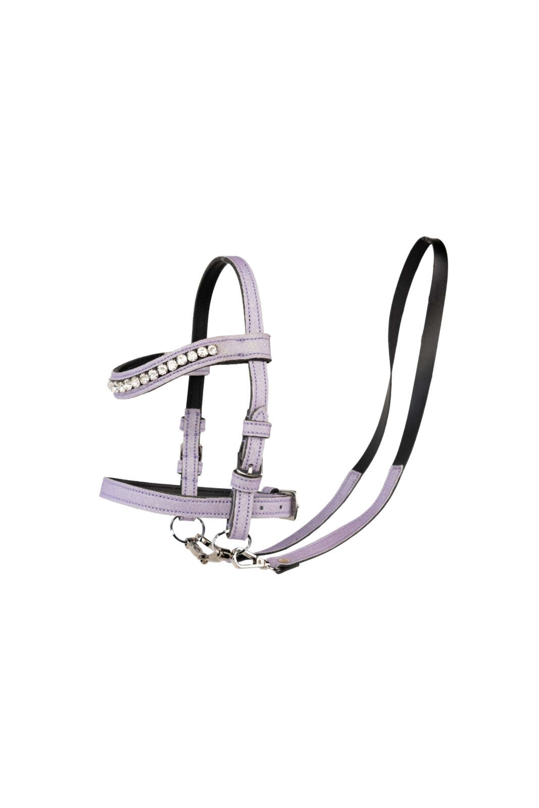 My Hobby Horse bridle, lavender glitter