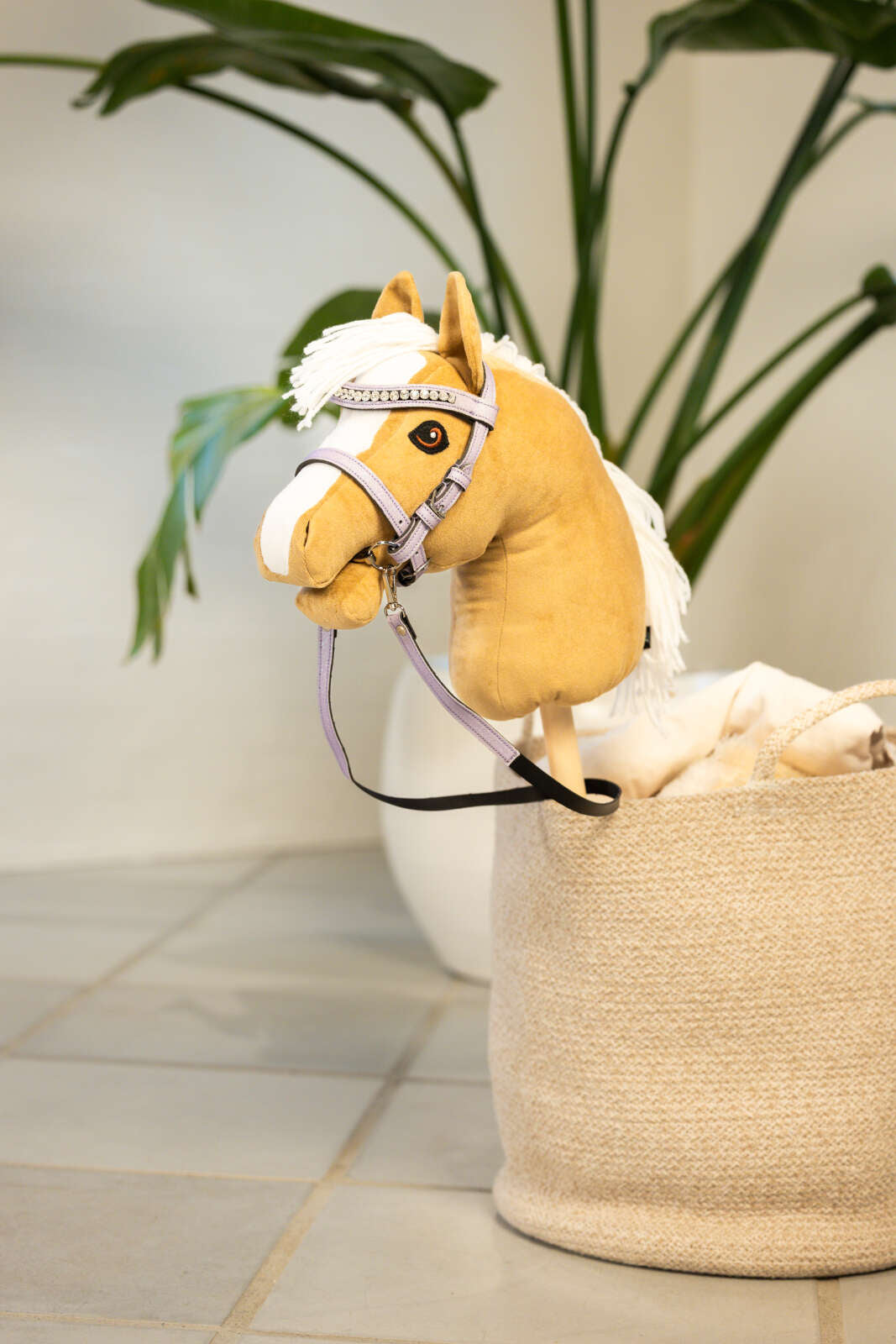 My Hobby Horse bridle, lavender glitter