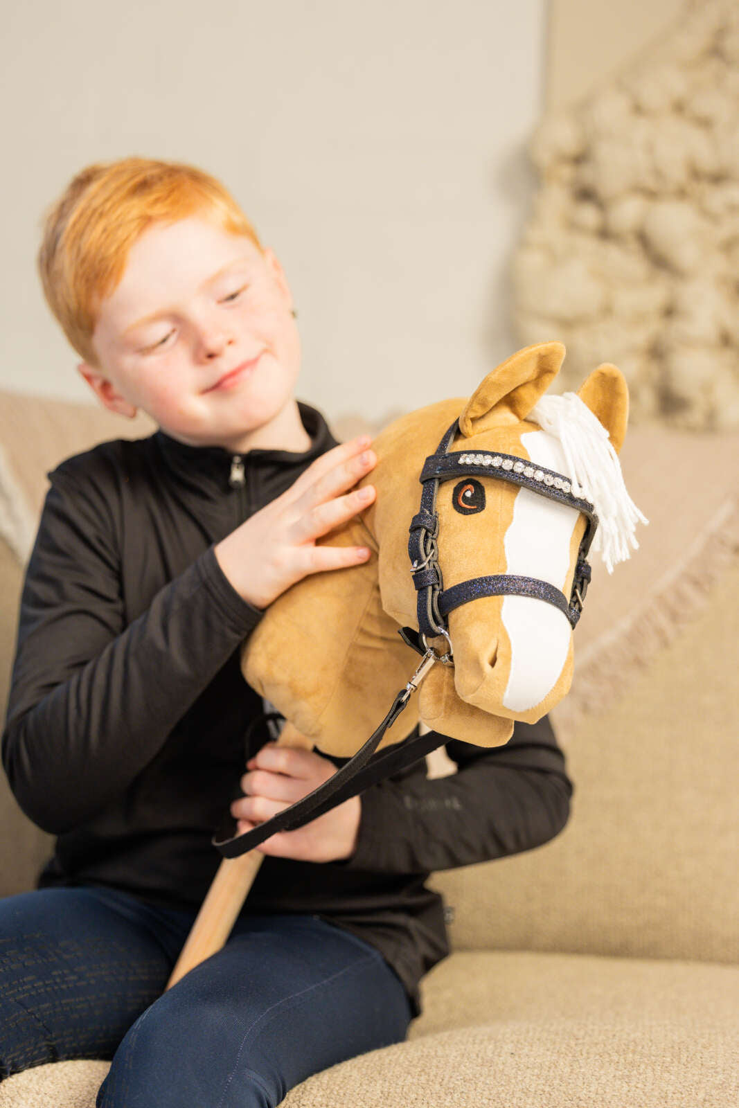 My Hobby Horse bridle, navy glitter