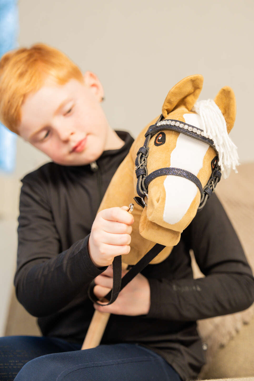 My Hobby Horse bridle, navy glitter
