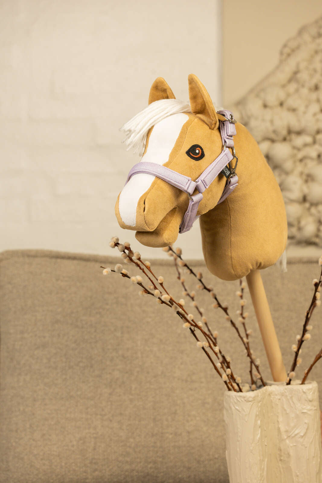 My Hobby Horse halter, lavender glitter