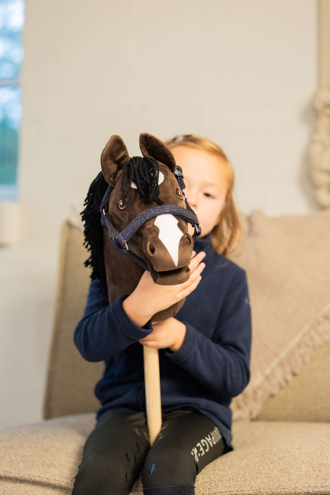 My Hobby Horse Halter, navy glitter