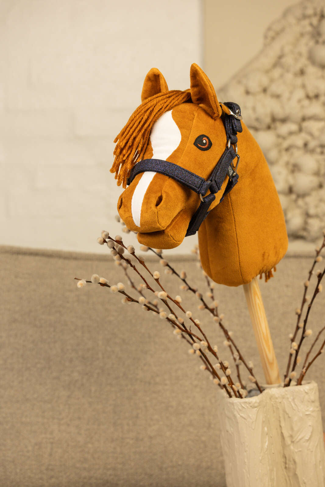 My Hobby Horse Halter, navy glitter