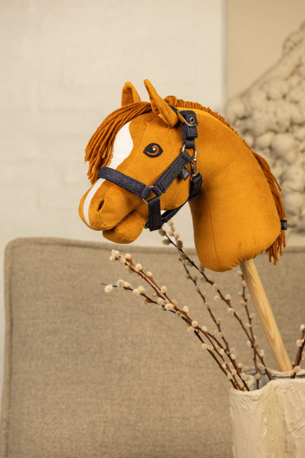My Hobby Horse Halter, navy glitter