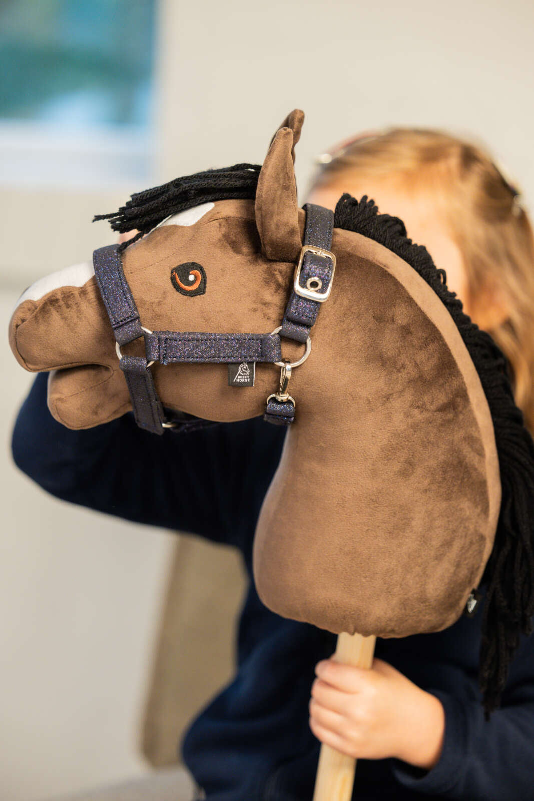 My Hobby Horse Halter, navy glitter