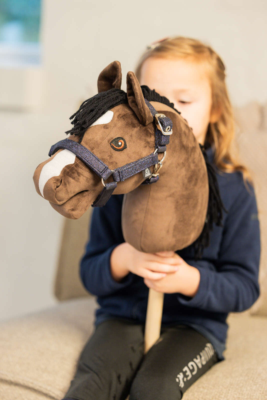 My Hobby Horse Halter, navy glitter