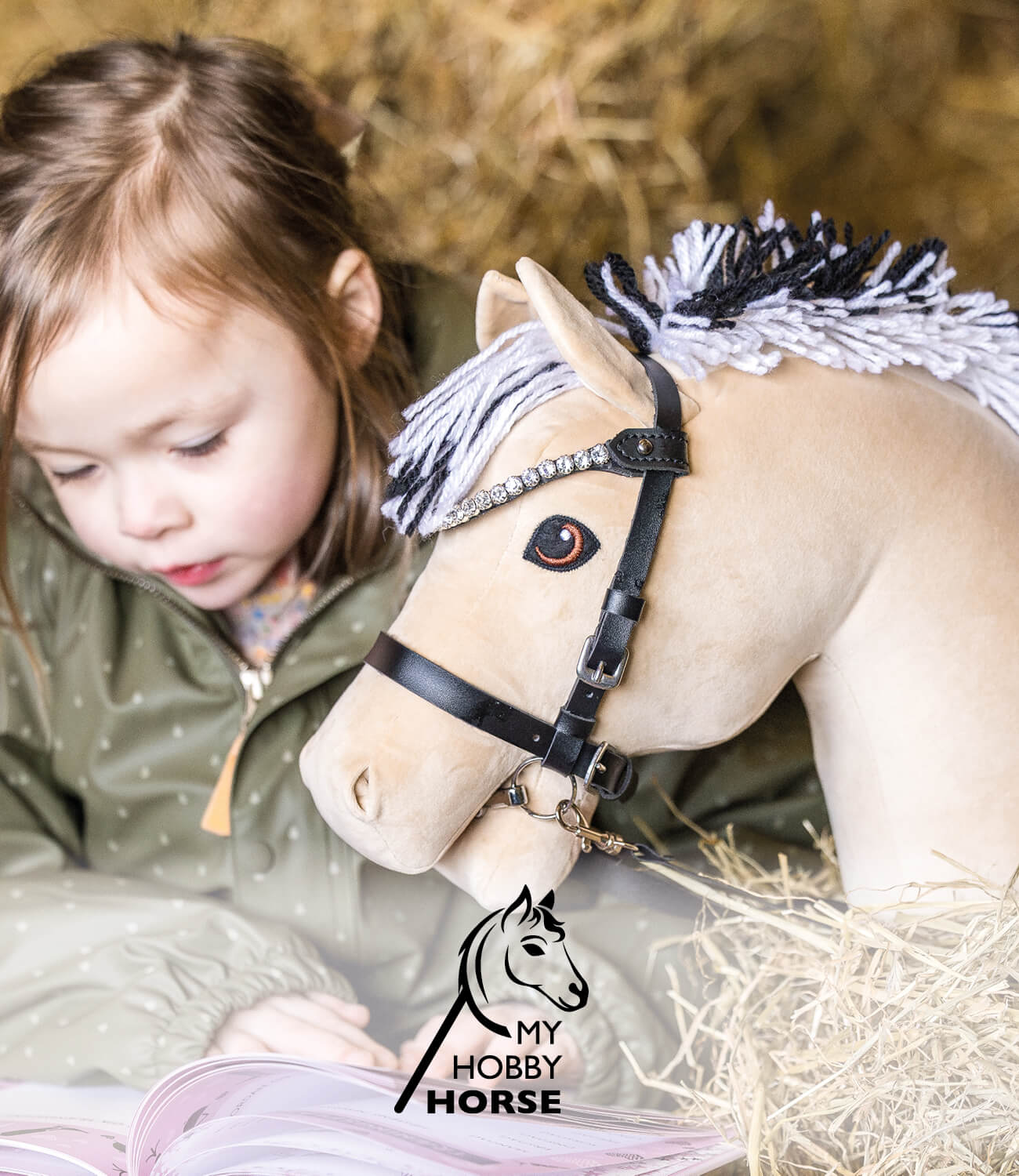 Girl with a hobby horse from My Hobby Horse