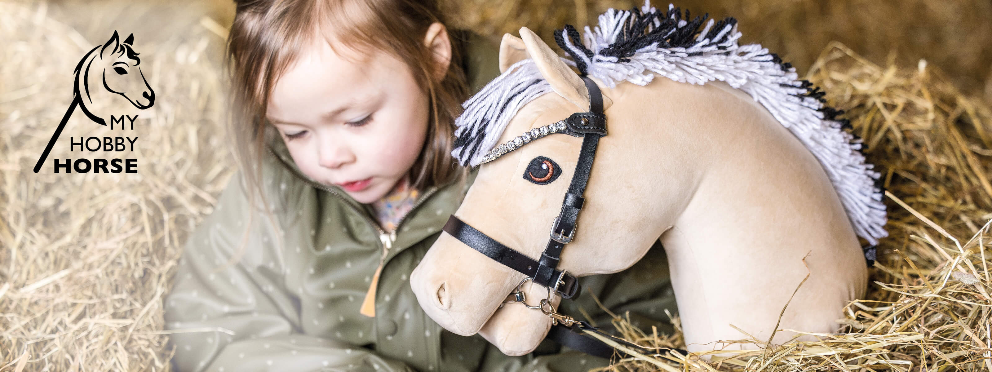 Girl with a hobby horse from My Hobby horse