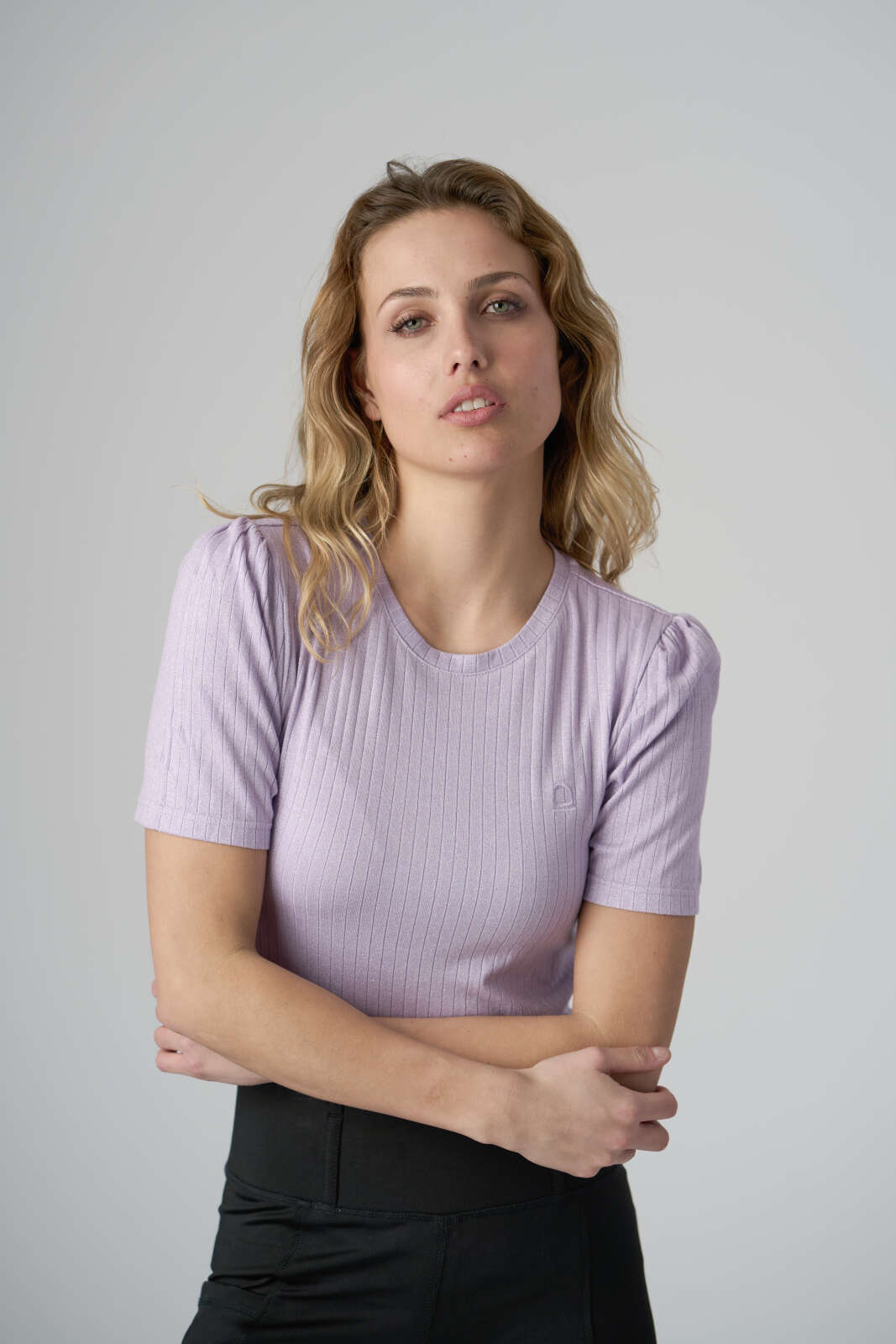Equipage Alexa kortærmet glimmer t-shirt