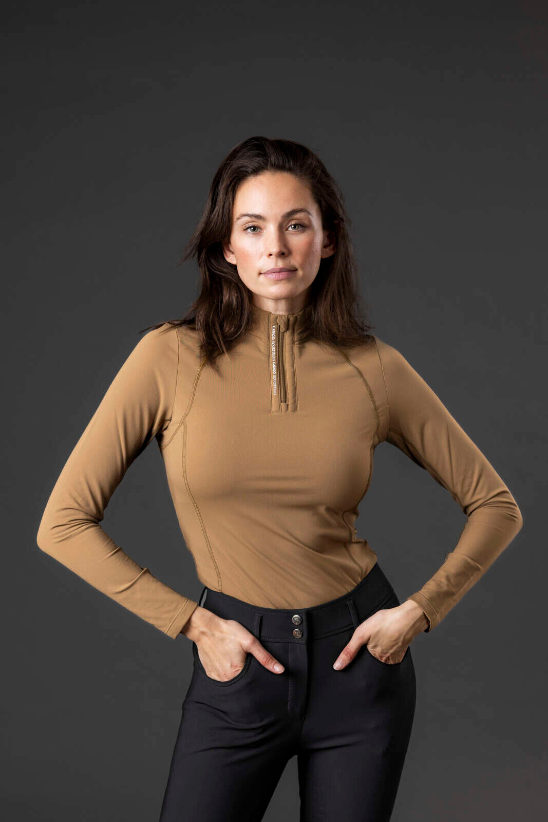 CATAGO Bree half-zip long sleeve ridingshirt